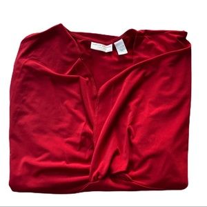 Valerie Stevens women's red blouse size 2X